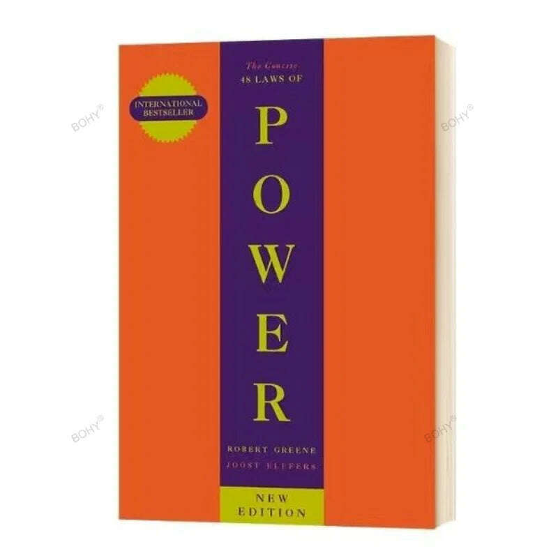KIMLUD, The Concise 48 Laws of Power By Robert Greene Political Leadership Political Philosophy Motivation English Book Paperback, KIMLUD Womens Clothes