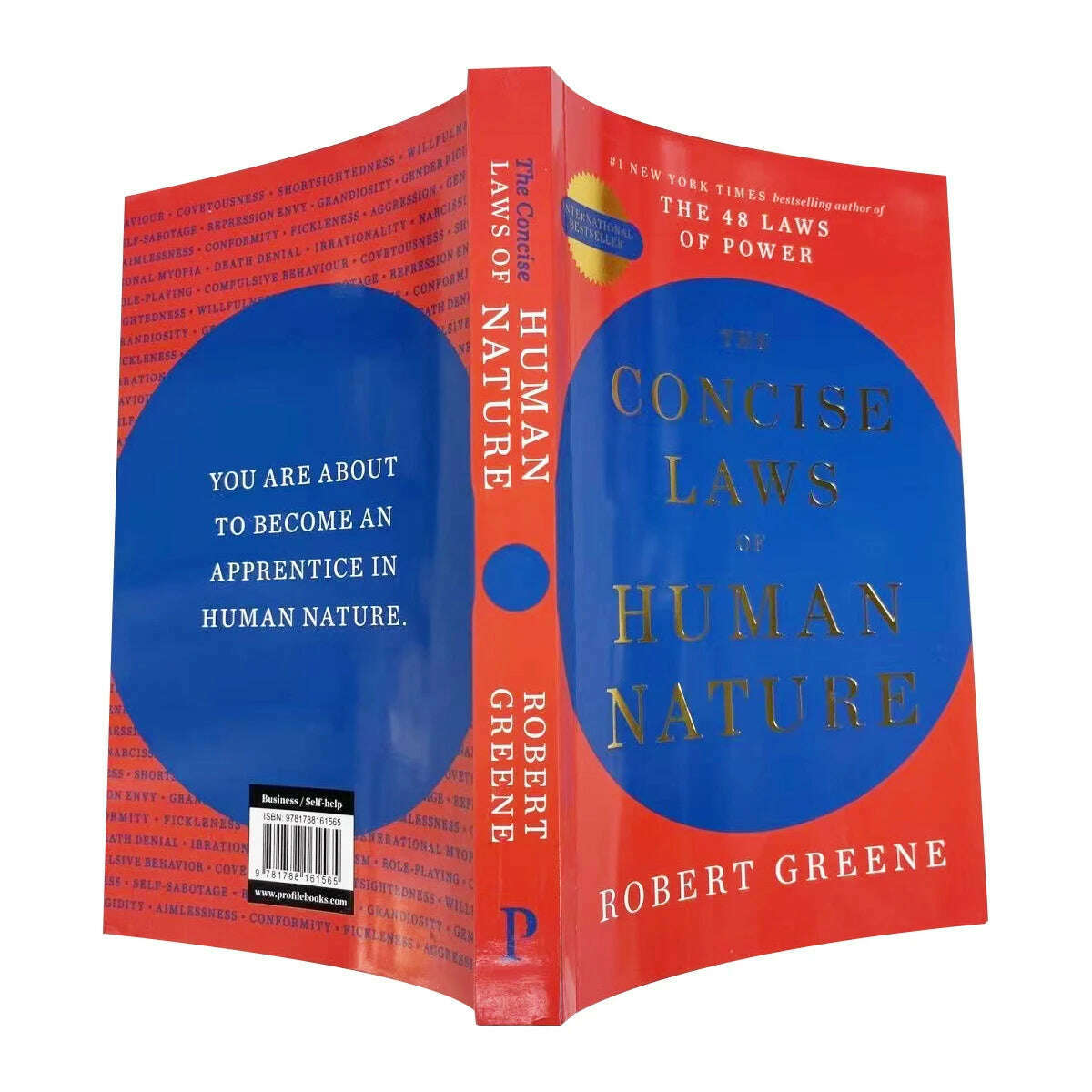 KIMLUD, The Concise 48 Laws of Power By Robert Greene Political Leadership Political Philosophy Motivation English Book Paperback, KIMLUD Womens Clothes