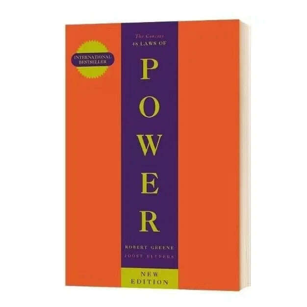 KIMLUD, The Concise 48 Laws of Power By Robert Greene Political Leadership Political Philosophy Motivation English Book Paperback, KIMLUD Womens Clothes