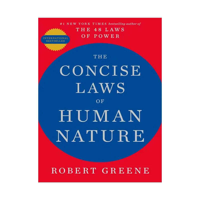 KIMLUD, The Concise Laws of Human Nature By Robert Greene Paperback Bestselling Book In English, 1 BOOK, KIMLUD APPAREL - Womens Clothes