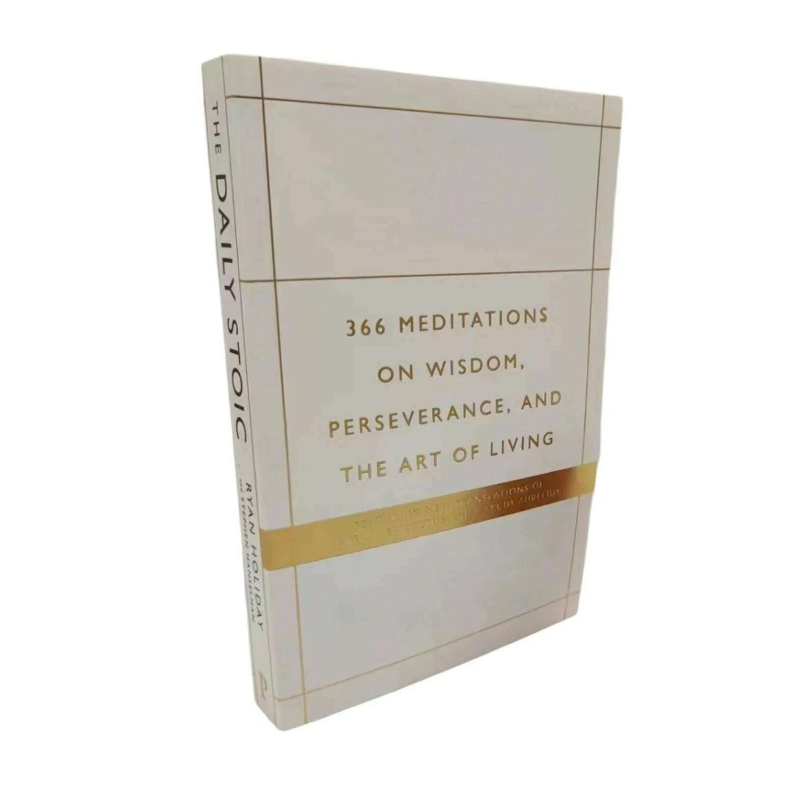 KIMLUD, The Daily Stoic By Ryan Holiday 366 Meditations On Wisdom Perseverance And The Art Of Living Book Libros An English Book 2024, KIMLUD Womens Clothes