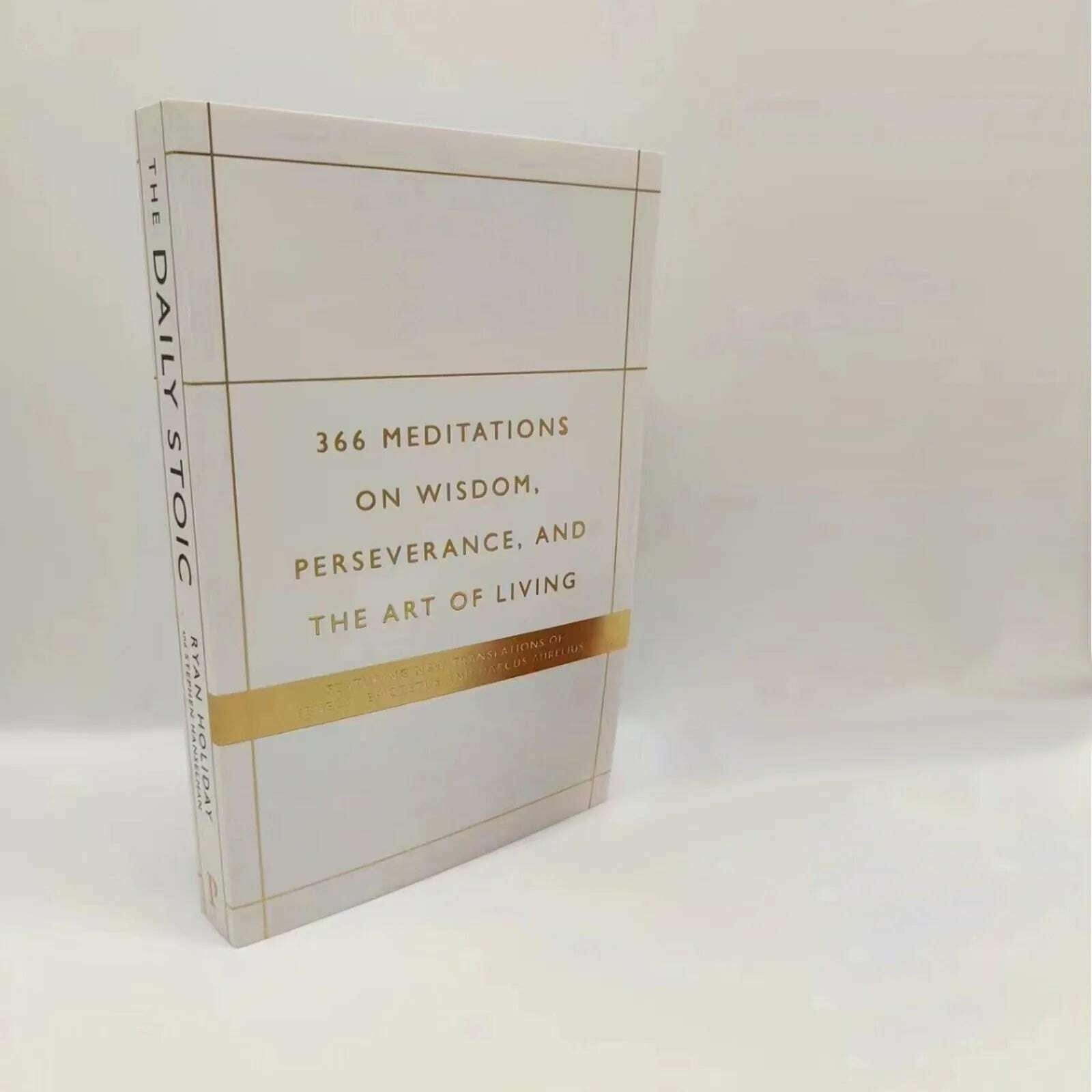 KIMLUD, The Daily Stoic By Ryan Holiday 366 Meditations On Wisdom Perseverance And The Art Of Living Book Libros An English Book 2024, KIMLUD Womens Clothes