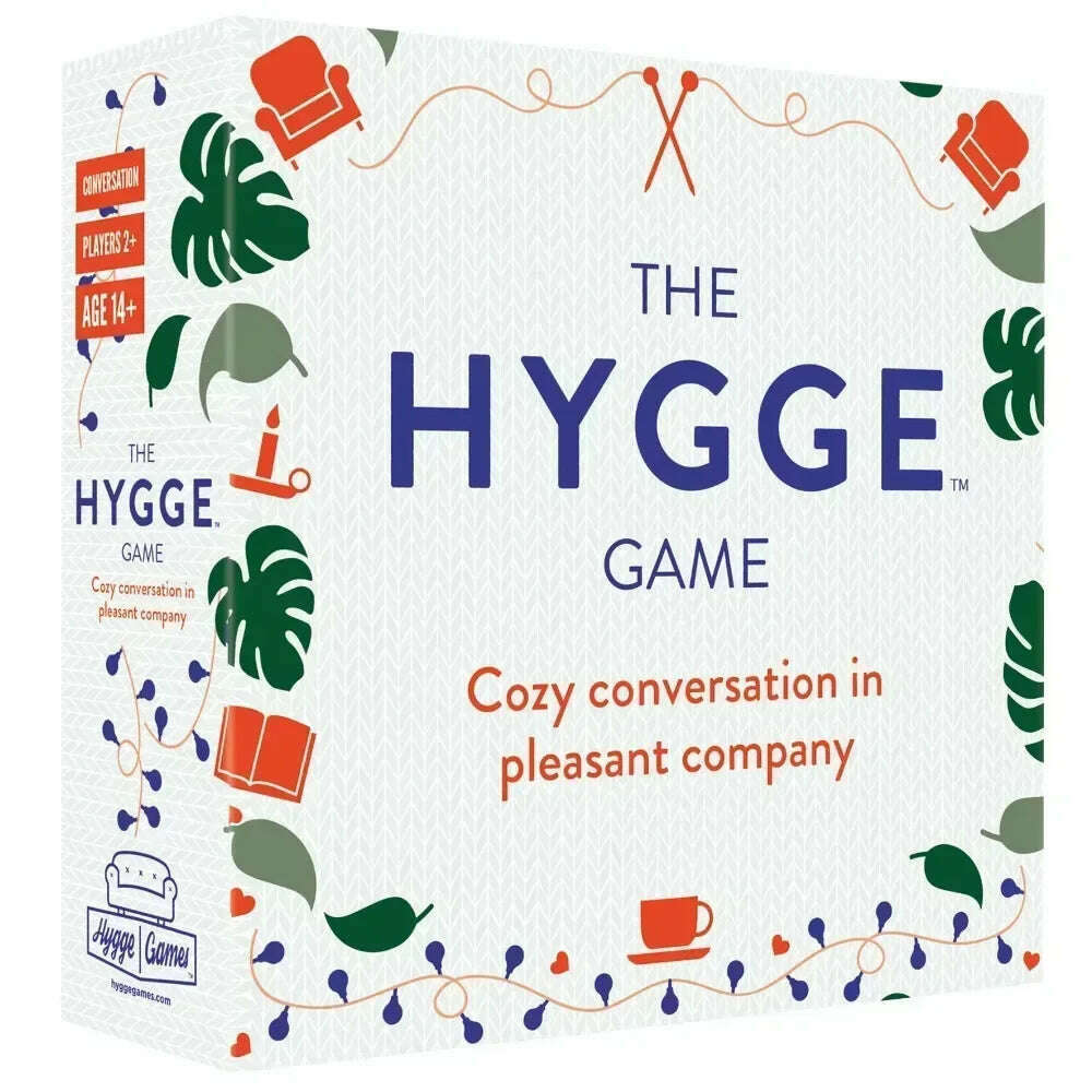 KIMLUD, The Hygge Game - Cozy Conversation In Pleasant Company Multicolored, White,14 years, KIMLUD Womens Clothes