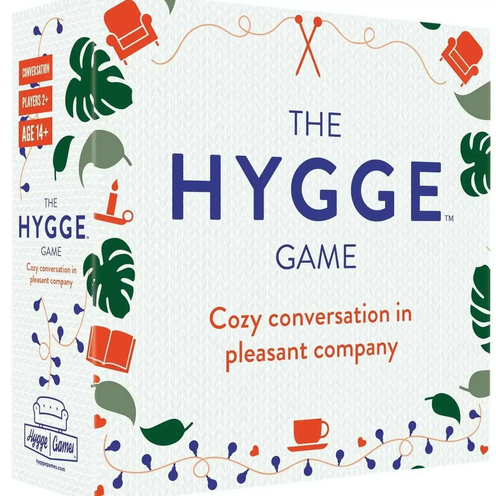 KIMLUD, The Hygge Game - Cozy Conversation In Pleasant Company Multicolored, White,14 years, WHITE, KIMLUD APPAREL - Womens Clothes