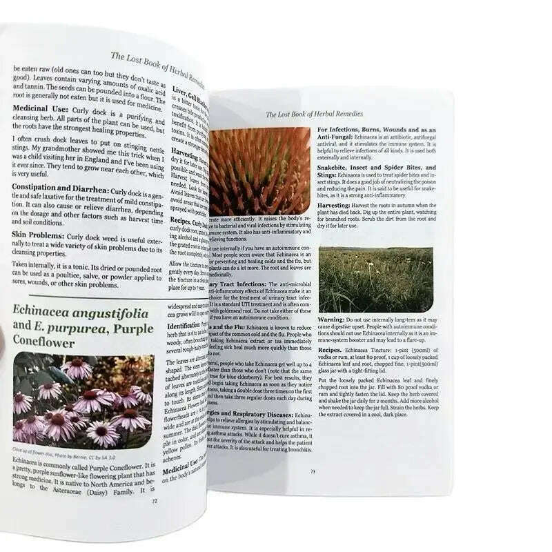 KIMLUD, The Lost Book Of Herbal Remedies English Book The Healing Power Of Plant Medicine Powerful Natural Remedies, KIMLUD Womens Clothes