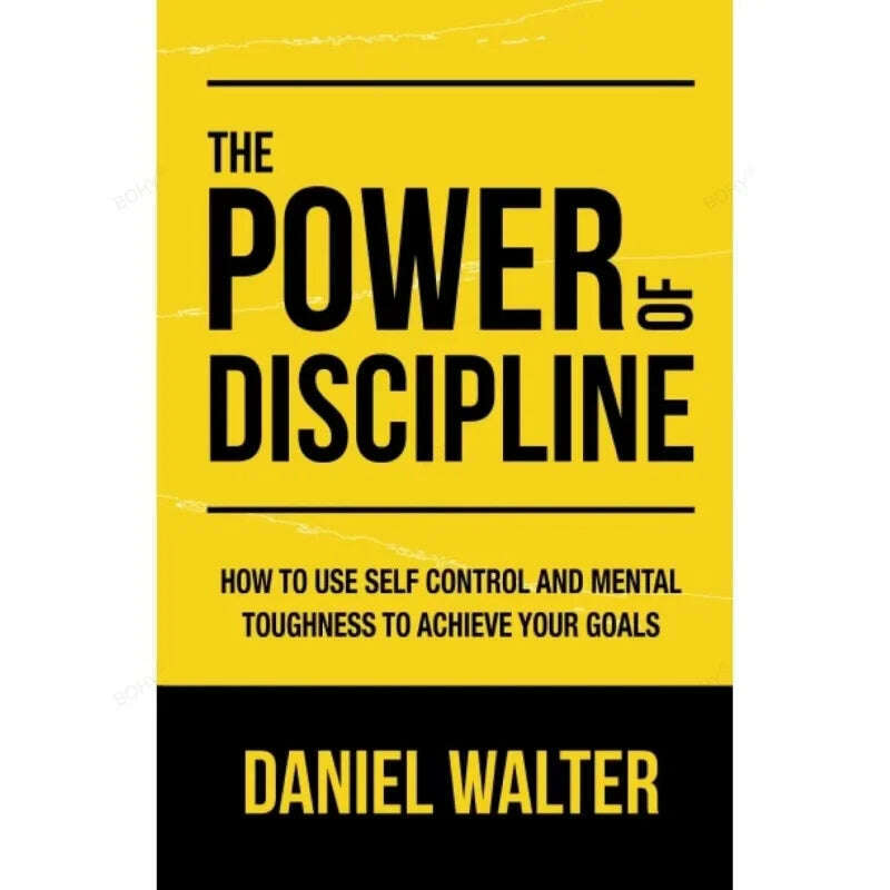 KIMLUD, The Power of Discipline: How To Use Self Control and Mental Toughness To Achieve Your Goals By Daniel Walter English Paperback, KIMLUD Womens Clothes