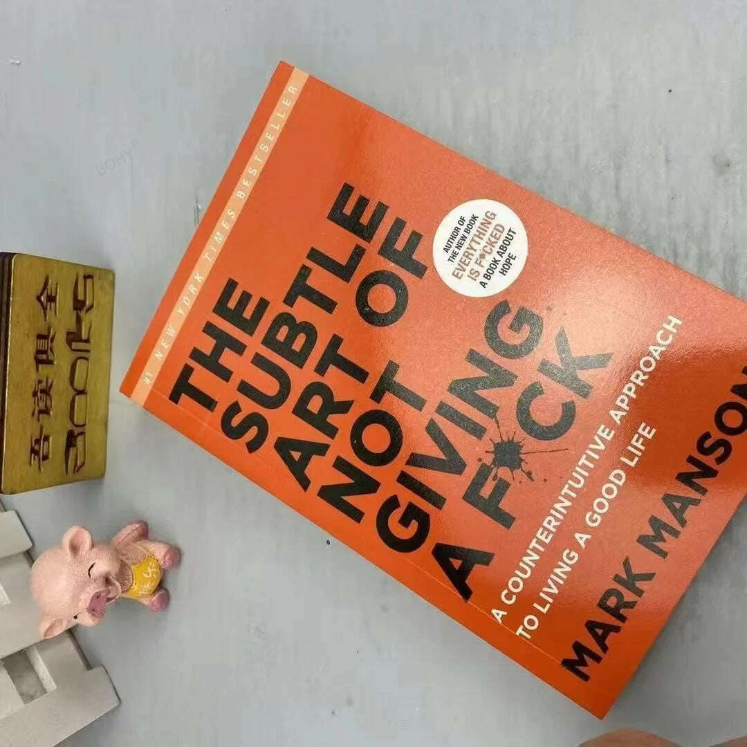 The Subtle Art of Not Giving A F*ck / Every Thing Is F*cked By Mark Manson Self Management Stress Relief Book - KIMLUD