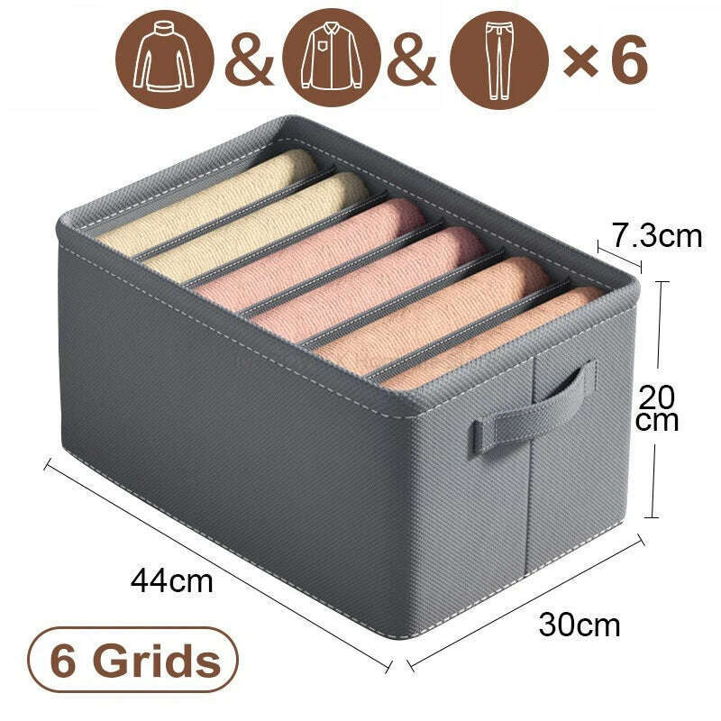 KIMLUD, Thicken Wardrobe Clothes Organizer Pants Sweater Jeans Storage Box Cabinets Drawers Organizer Closet Clothes Storage Organizers, KIMLUD Womens Clothes