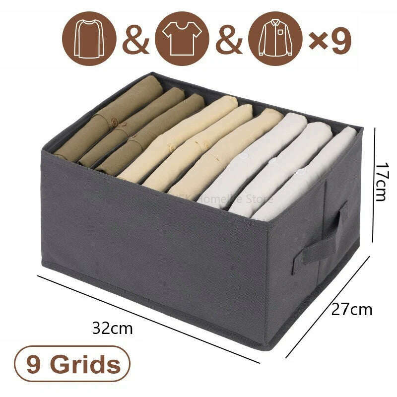 KIMLUD, Thicken Wardrobe Clothes Organizer Pants Sweater Jeans Storage Box Cabinets Drawers Organizer Closet Clothes Storage Organizers, KIMLUD Womens Clothes