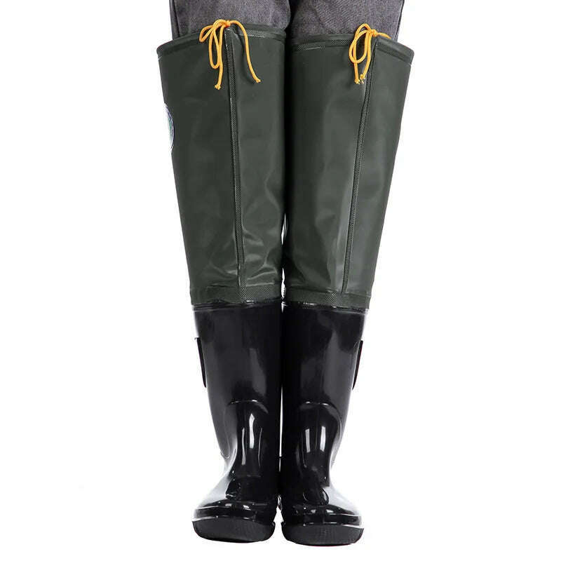 Thickened Super High Water Pants Multipurpose Rain Boots Wear-resistant Fishing Waders for Fishing Shoes Non-Slip Water Shoes - KIMLUD
