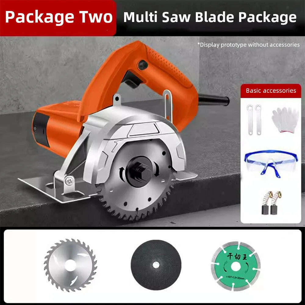 KIMLUD, Tile Cutting Machine Household Multifunctional Electric Saw Portable Grooving Machine Power Tools for Tile Metal Stone, Set 3, KIMLUD APPAREL - Womens Clothes