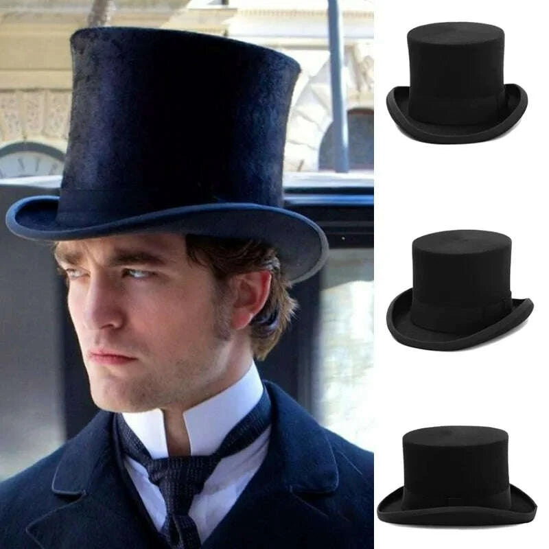 Top Hat - Magician Presidential High Hat - Wool | KIMLUD