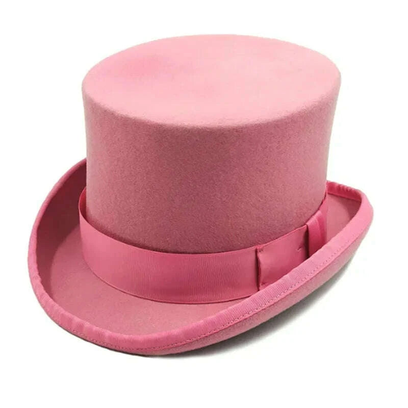 Top Hat - Magician Presidential High Hat - Wool | KIMLUD