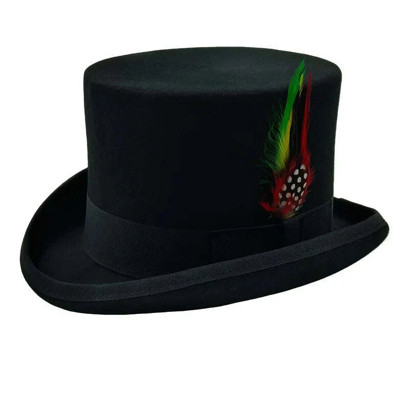Top Hat - Magician Presidential High Hat - Wool | KIMLUD