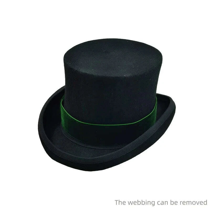Top Hat - Magician Presidential High Hat - Wool | KIMLUD