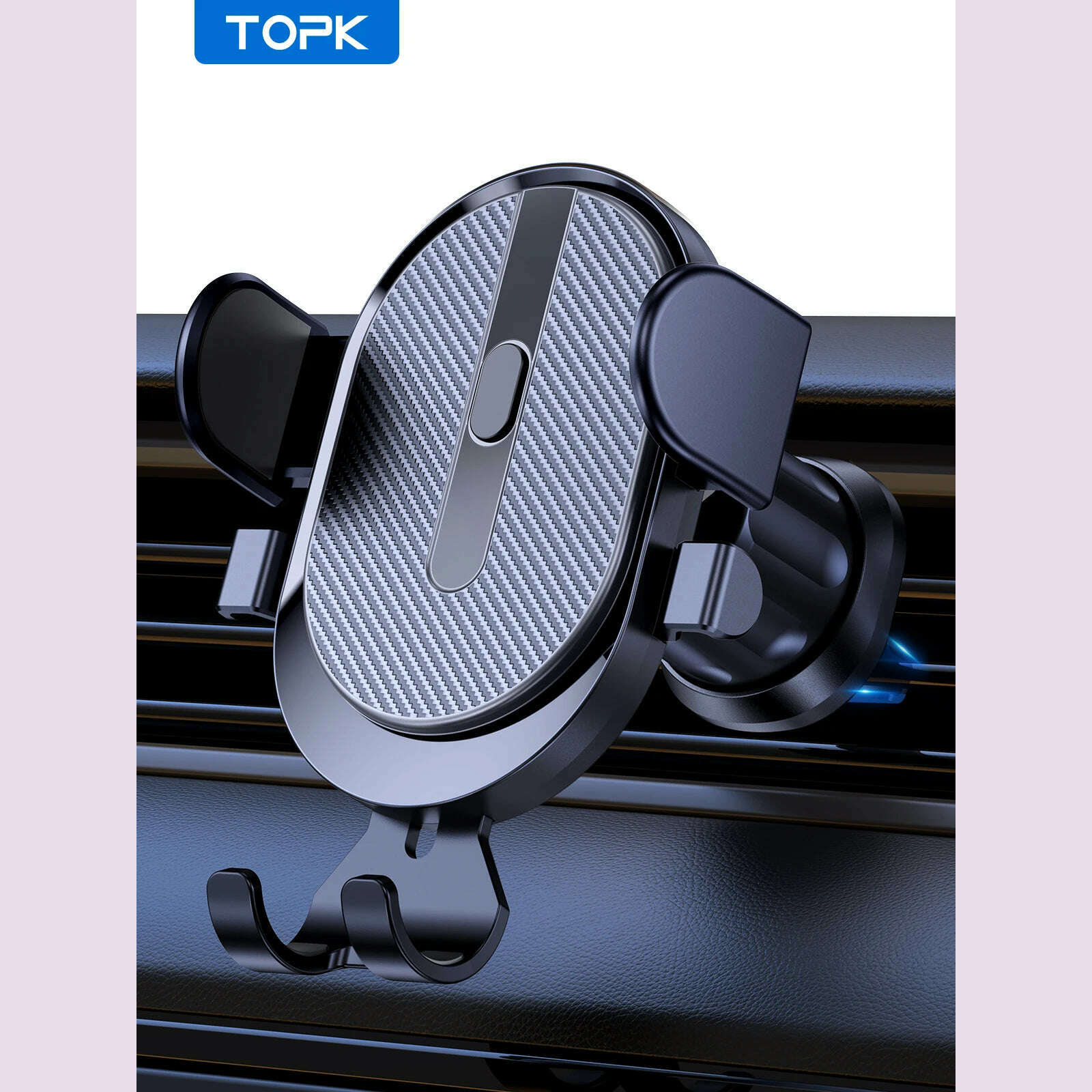 TOPK Car Phone Holder Mobile Support for the Car Air Vent Cell Phone holder Mount for Car for tesla bmw jeep toyota citroen - KIMLUD