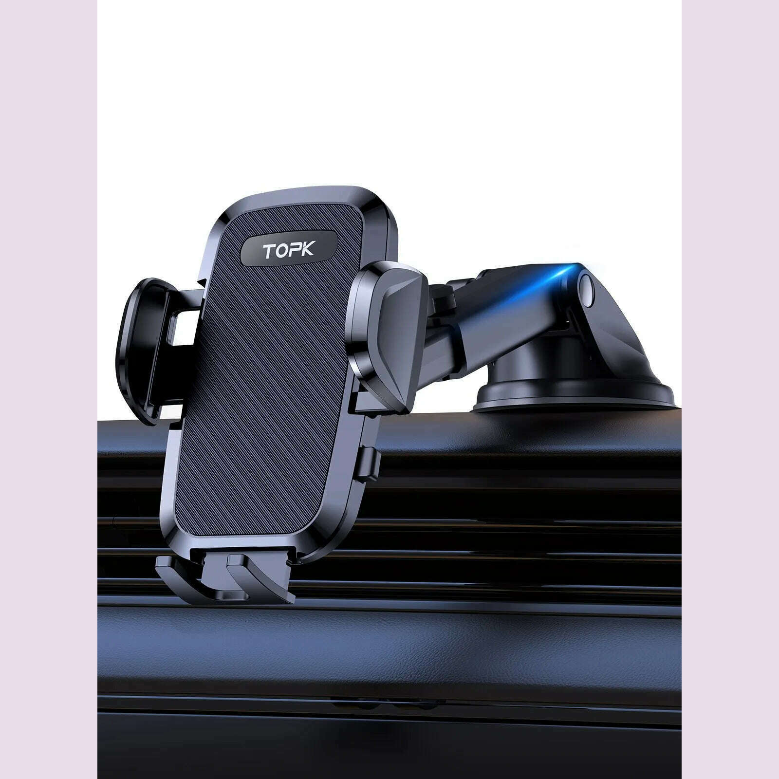 KIMLUD, TOPK D36 Car Phone Holder Adjustable Car Phone Mount Cradle Super Stable for Dashboard/Windscreen/Air Vent for Mobile Phones, For Dashboard, KIMLUD APPAREL - Womens Clothes