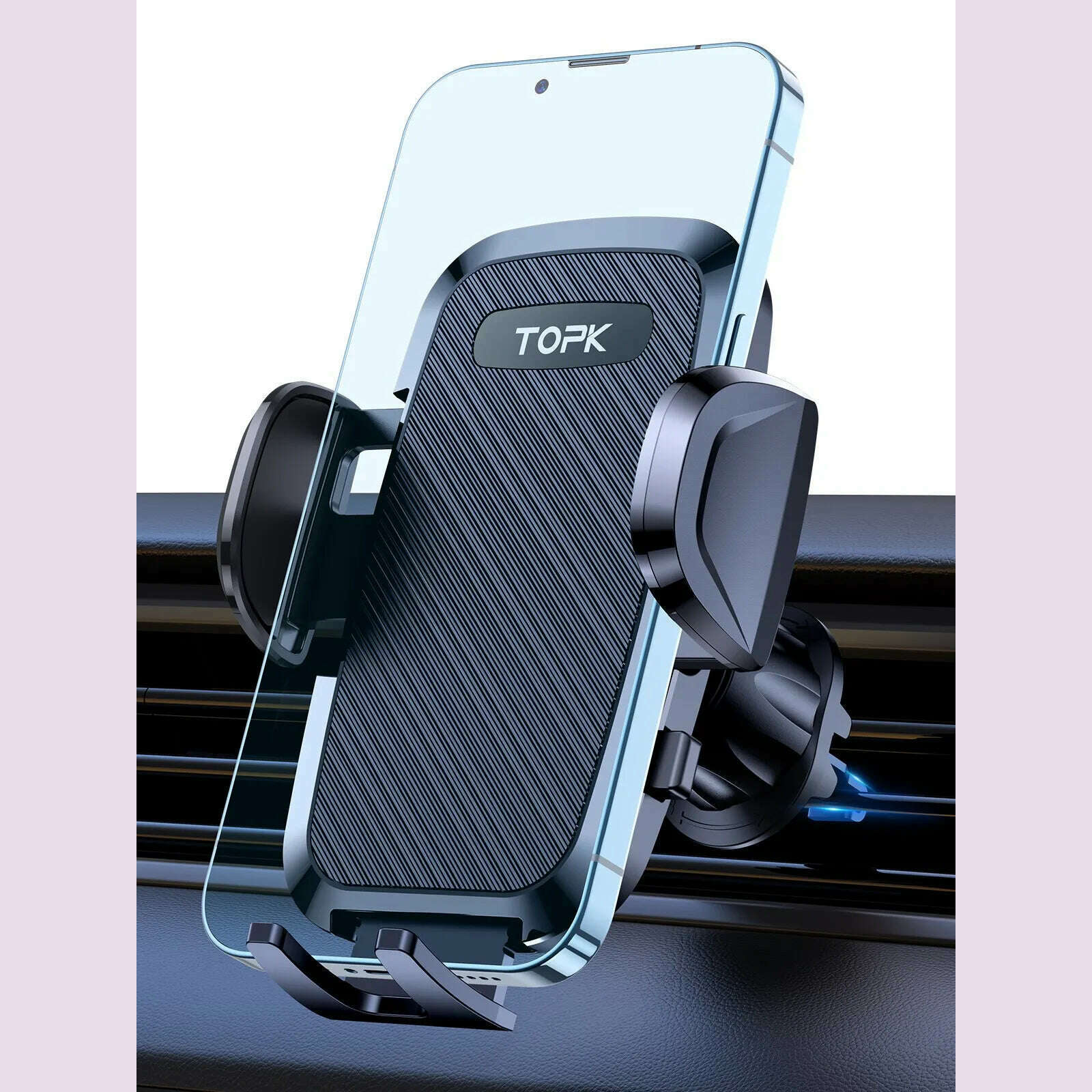 KIMLUD, TOPK D36 Car Phone Holder Adjustable Car Phone Mount Cradle Super Stable for Dashboard/Windscreen/Air Vent for Mobile Phones, For Air Vent, KIMLUD APPAREL - Womens Clothes