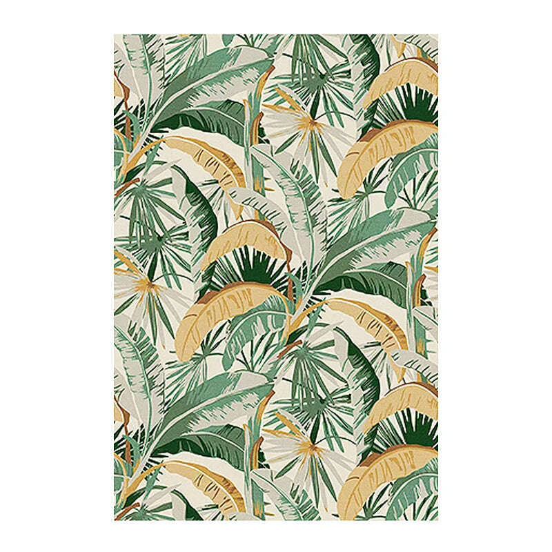 KIMLUD, Tropical Island Retro Carpet Living Room Sofa Large Area Decoration Rugs Bedroom Study Polyester Thickened Furry Home Floor Mats, RE-2 / 55x150cm, KIMLUD APPAREL - Womens Clothes