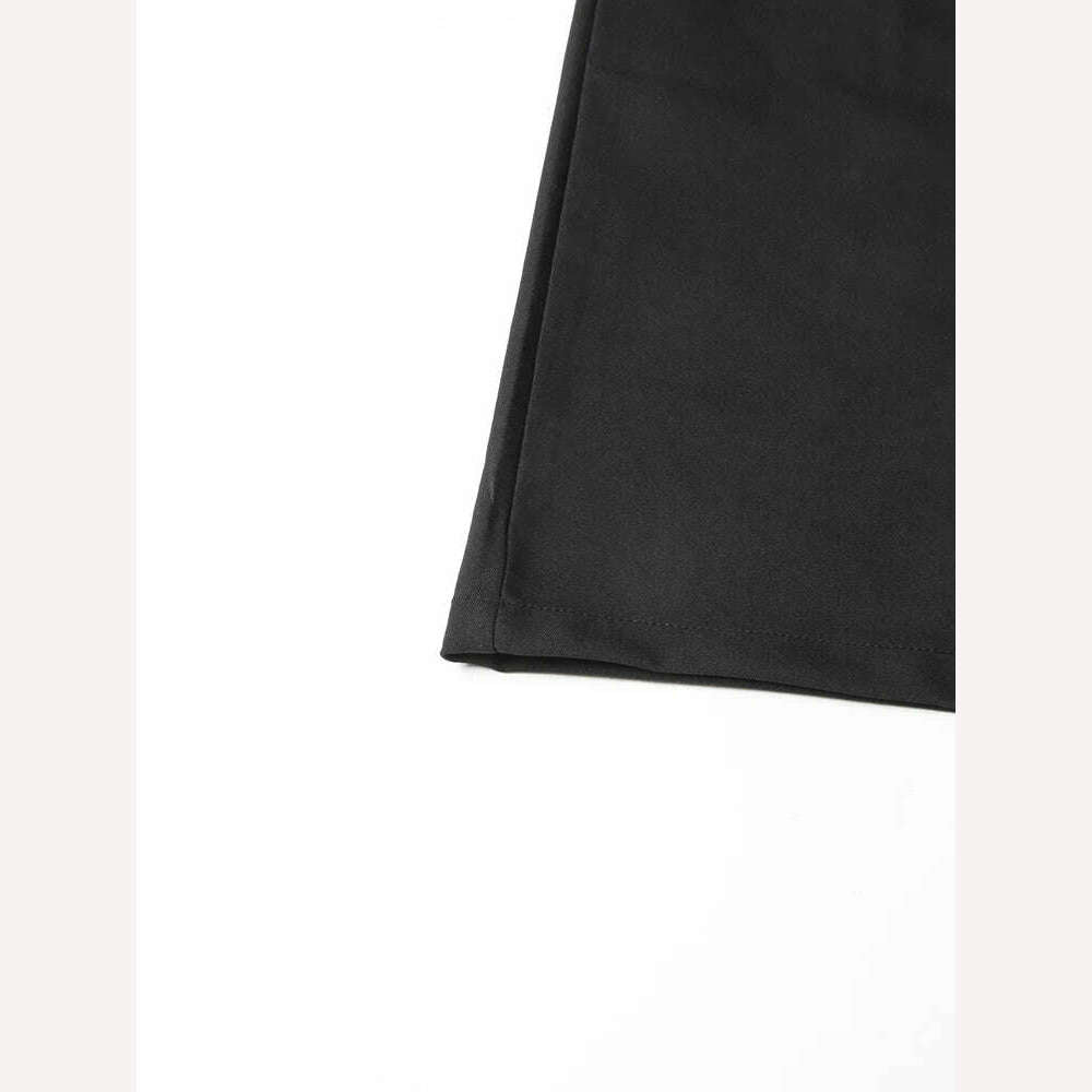 TWOTWINSTYLE Colorblock Casual Patchwork Loose Denim Pants For Women High Waist Spliced Button Wide Leg Pant Female Fashion 2023 - KIMLUD