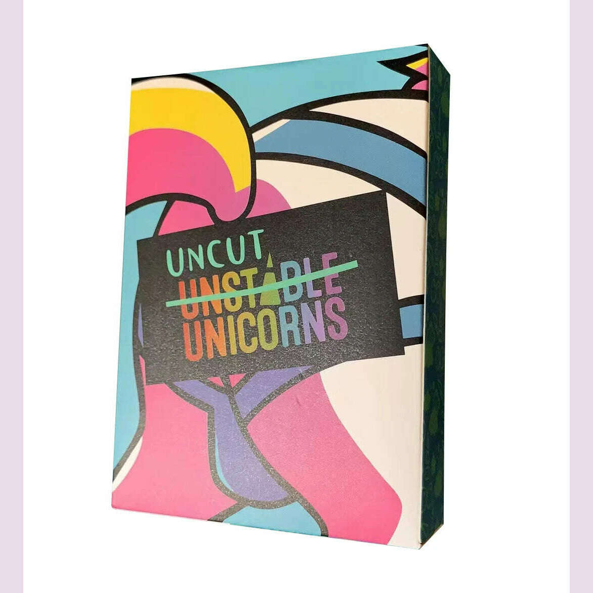 KIMLUD, UNICORNS BOARD CARD Game, Yellow, KIMLUD APPAREL - Womens Clothes