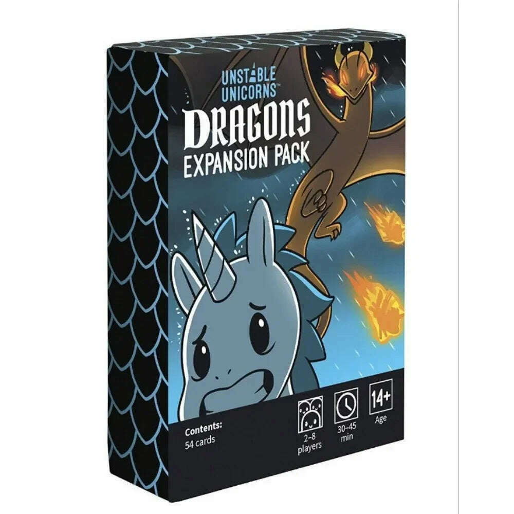 KIMLUD, Unicorns Board English Family Party Expansion Basic version Of Classic Board Games, DARK GRAY, KIMLUD APPAREL - Womens Clothes