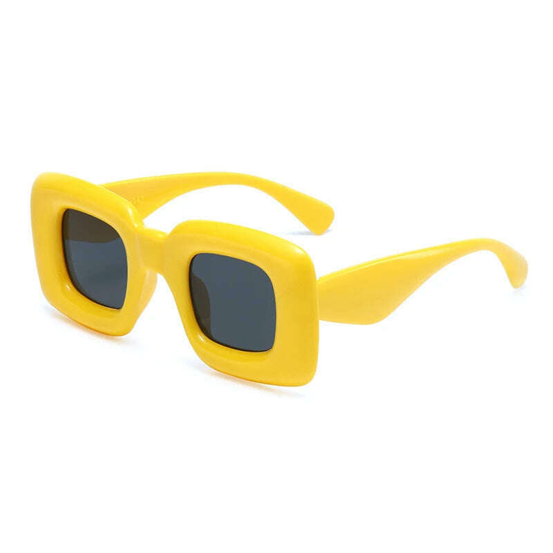 KIMLUD, Unique Candy Color Sexy Lip Y2k Sunglasses For Women New Luxury Brand Yellow Blue Gradient Sun Glasses Men Punk Hip Hop Shades, JH18163-C1, KIMLUD Womens Clothes