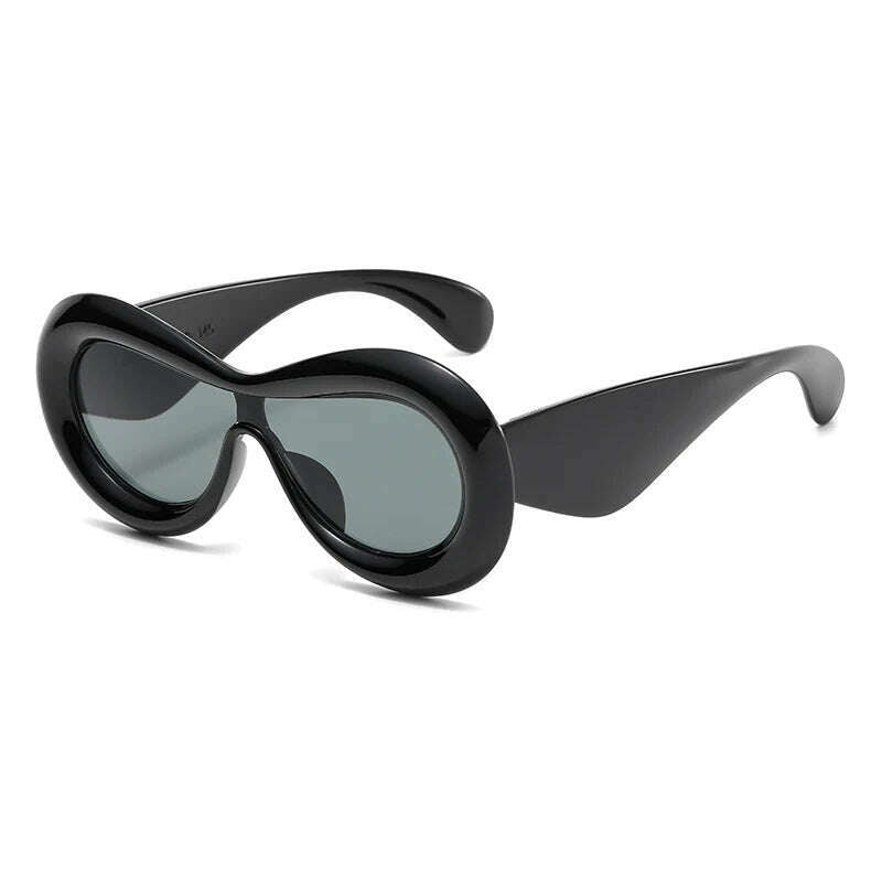KIMLUD, Unique Candy Color Sexy Lip Y2k Sunglasses For Women New Luxury Brand Yellow Blue Gradient Sun Glasses Men Punk Hip Hop Shades, JH18162-C3, KIMLUD APPAREL - Womens Clothes