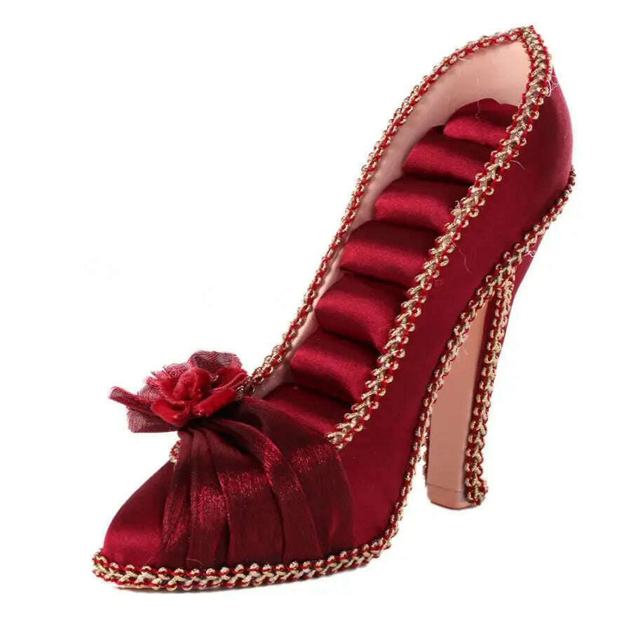 KIMLUD, Unique Jewelry Holder Display Stand Resin Crafts Home Decoration Necklace Earring Bracelet Organizer Storage Rack for Gift, High Heels, KIMLUD APPAREL - Womens Clothes