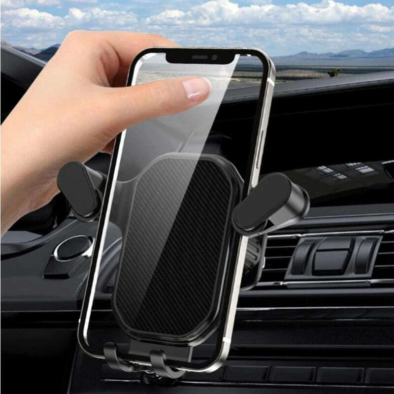 Universal Car Phone Holder Gravity Mobile Stand GPS Support Auto Air Vent Mount for IPhone 14 13 12 11 Pro Max Xr Xiaomi Samsung - KIMLUD
