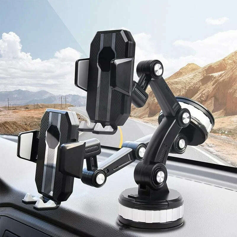 Universal Phone Mount For Car Center Console Stack Super Adsorption Phone Holder On-board Suck Support Clamp Bracket - KIMLUD