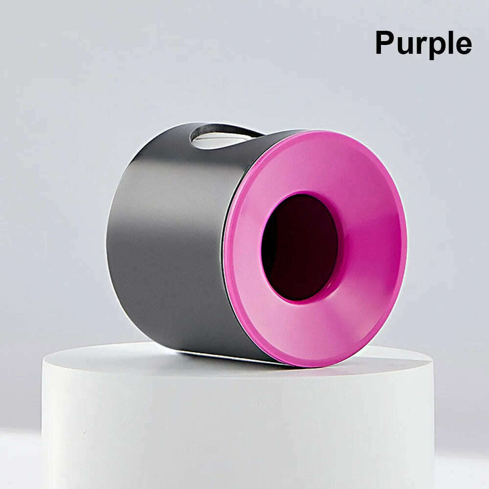 KIMLUD, Upgraded Press-Type Self Cleaning Hair Brush Air Cushion Comb Ladies LongHair 3D Central Airbag Massage Comb Household Hairbrush, Purple base / CHINA, KIMLUD APPAREL - Womens Clothes