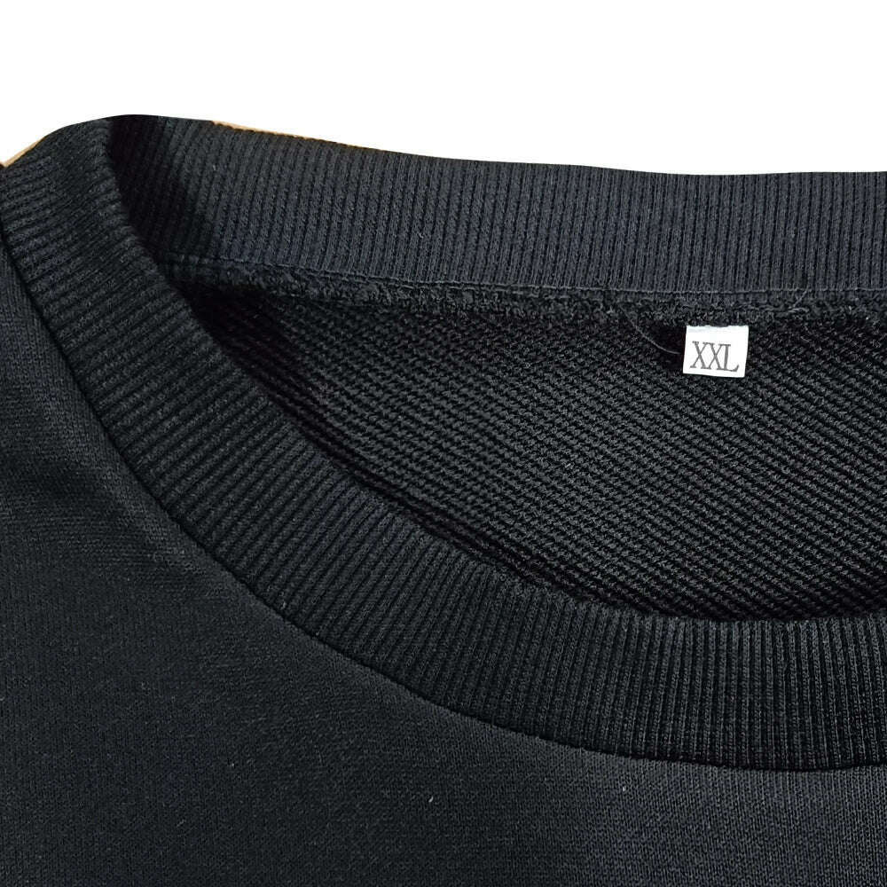 Vintage American Flag I Identify As A Pissed Off American Women Sweatshirt Fashion Long Sleeve O-neck Pullover Tops hoodies - KIMLUD