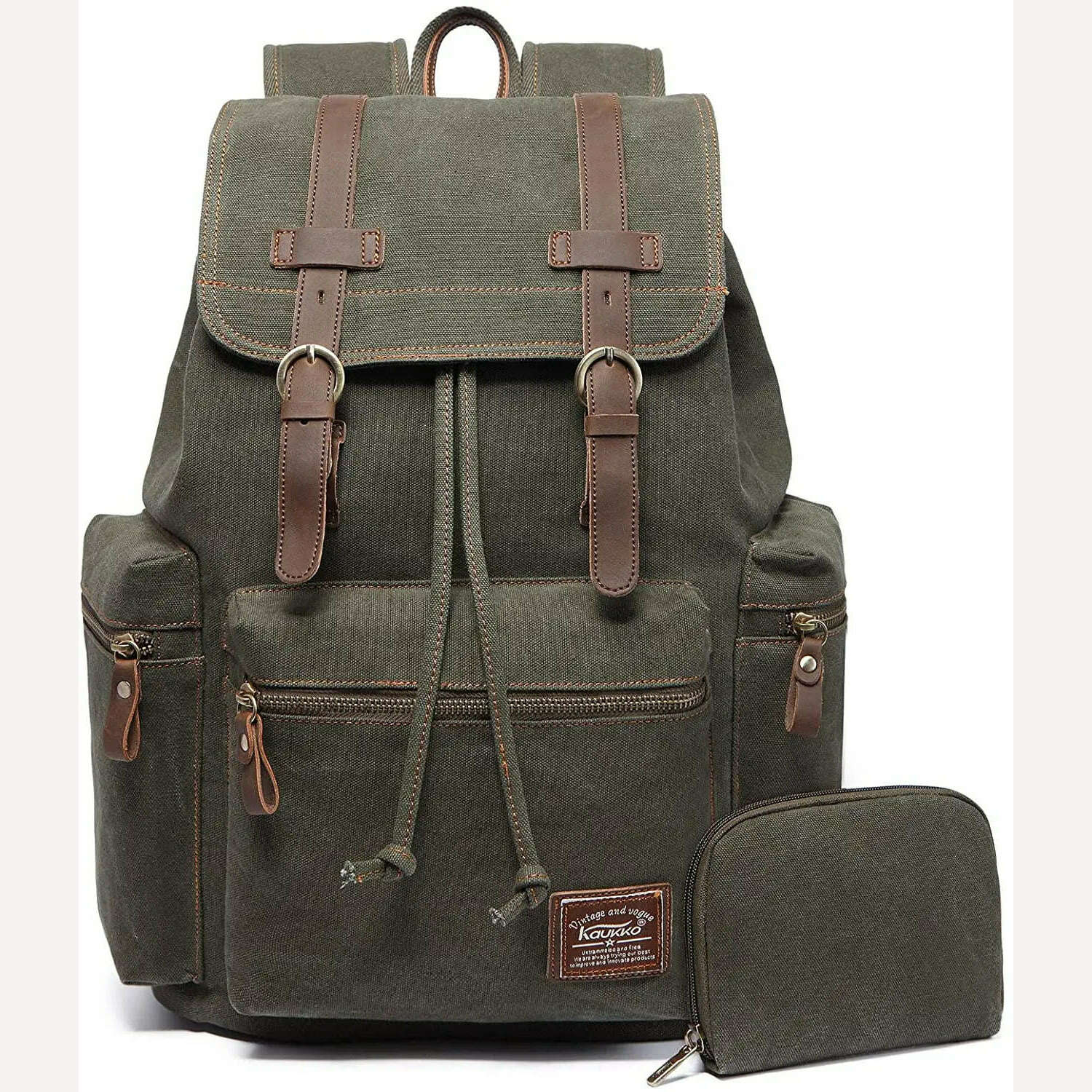 vintage canvas Backpacks Men And Women Bags Travel Students Casual For Hiking Travel Camping Backpack Mochila Masculina - KIMLUD