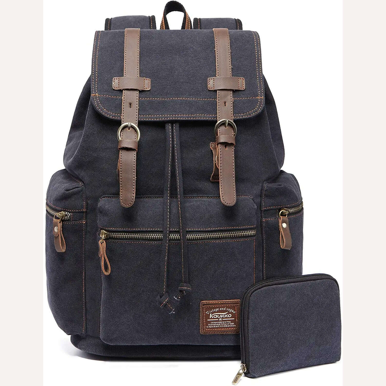 vintage canvas Backpacks Men And Women Bags Travel Students Casual For Hiking Travel Camping Backpack Mochila Masculina - KIMLUD
