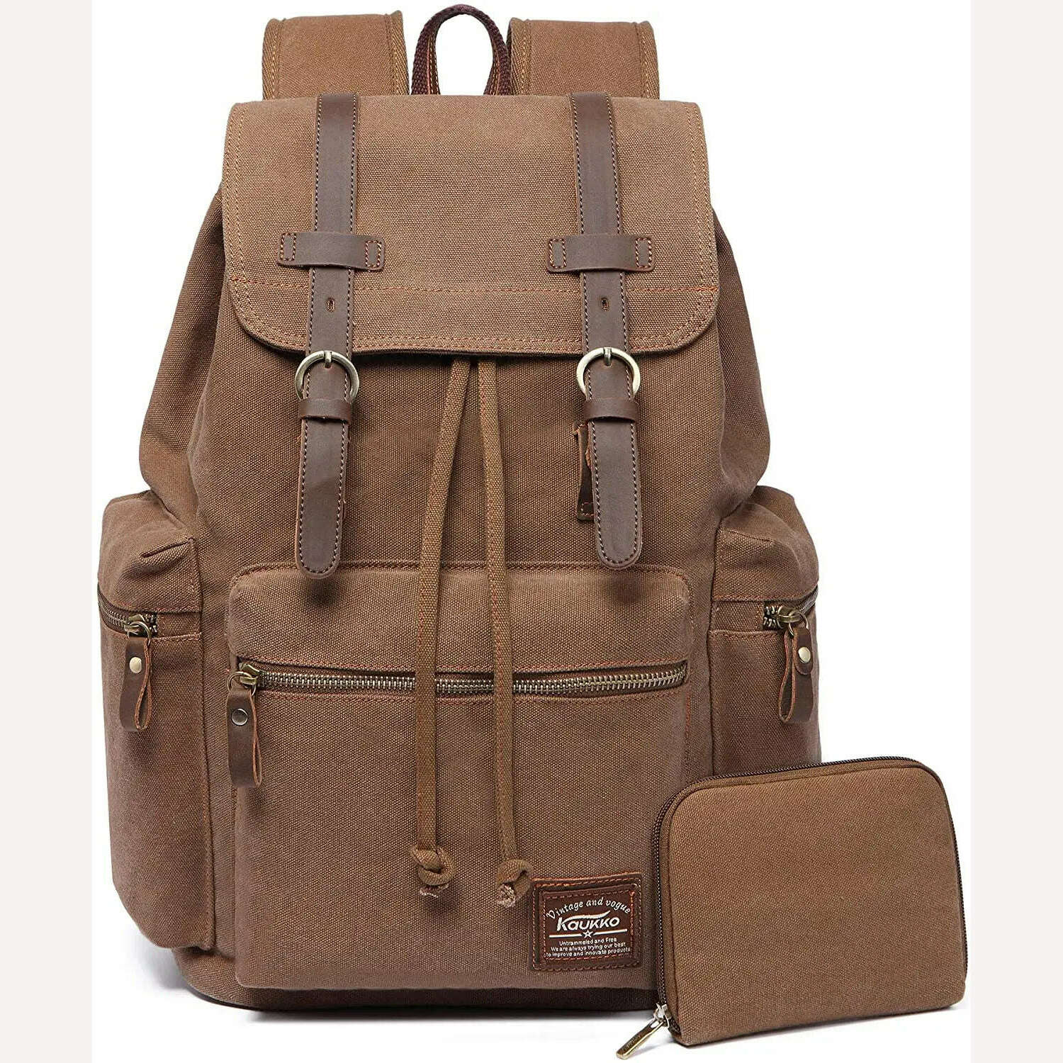 vintage canvas Backpacks Men And Women Bags Travel Students Casual For Hiking Travel Camping Backpack Mochila Masculina - KIMLUD