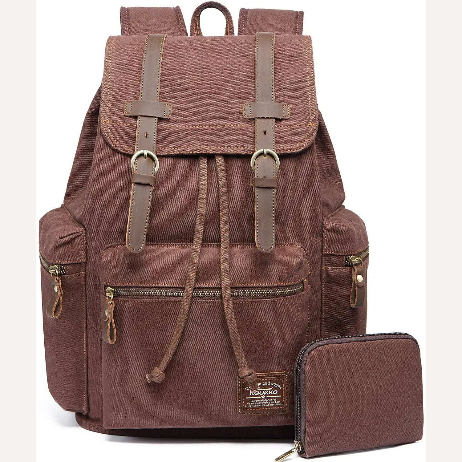 vintage canvas Backpacks Men And Women Bags Travel Students Casual For Hiking Travel Camping Backpack Mochila Masculina - KIMLUD