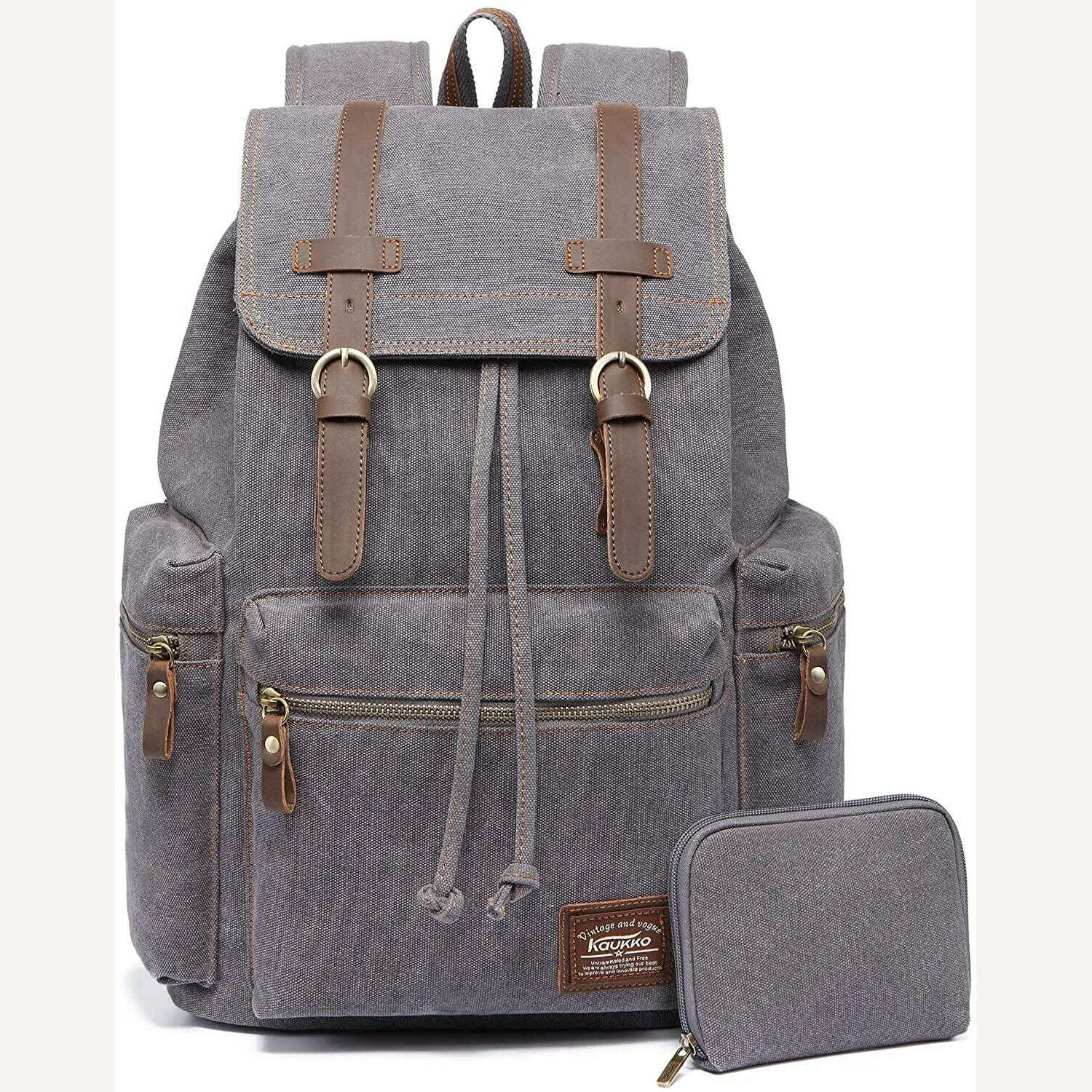 vintage canvas Backpacks Men And Women Bags Travel Students Casual For Hiking Travel Camping Backpack Mochila Masculina - KIMLUD