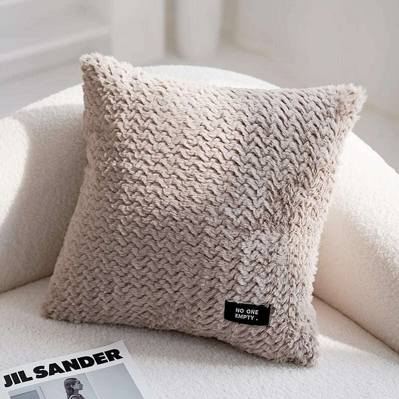 KIMLUD, Vintage Embroidered Pillow Cover Luxury Velvet Beige Black 45x45cm Floral Home Decoration Cushion Cover Living Room Bedroom, KIMLUD Womens Clothes