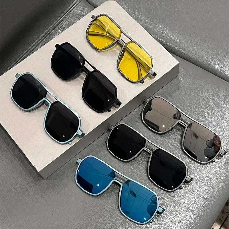 Vintage Square Sunglasses For Women Men Rectangle Sun Glasses Female Oval Eyewear Oculos De Sol for Male Female Eyeglasses
