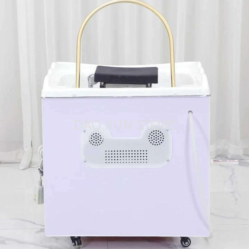 Water Tank Shampoo Wash Chair Move Steam Head Spa Water Circulation Head Hair Therapy Krzeslo Szampon Salon Equipment MQ50SC - KIMLUD