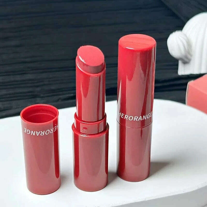 Waterproof Jelly Solid Lipstick Pen Mirror Watergloss Lip Glaze Moisturizing Sexy Lip Plumper Long-lasting Lips Makeup Cosmetic - KIMLUD