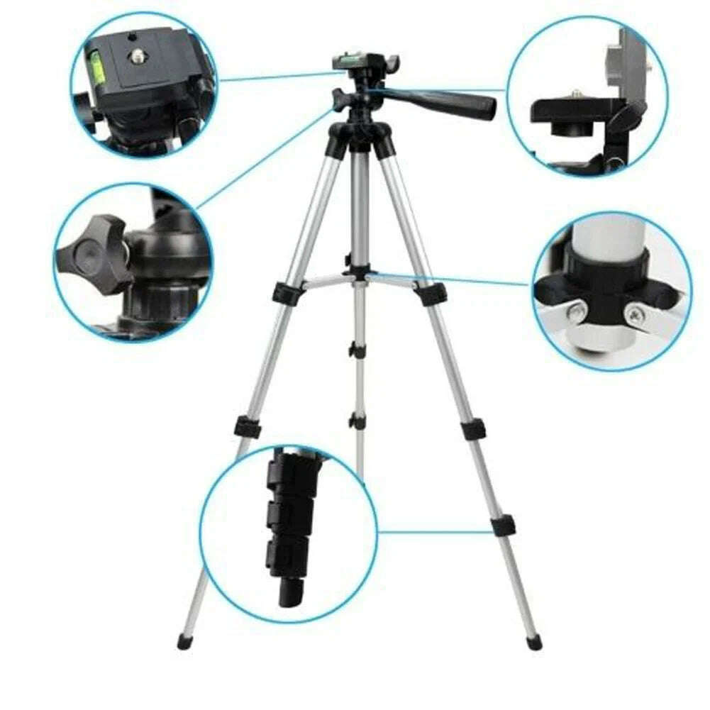 KIMLUD, WF-3110A Phone Tripod Stand 40inch Universal Phone Camera Tripod for iPhone Samsung Canon Nikon DSLR SLR Aluminum Travel Tripod, KIMLUD Womens Clothes