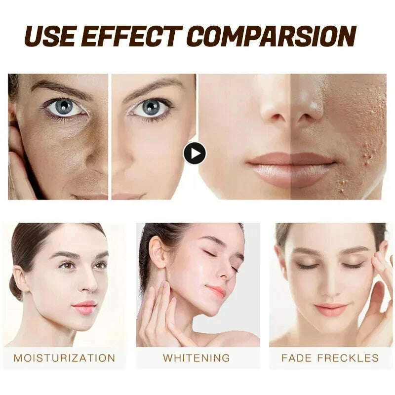 KIMLUD, White Rice Face Serum Whitening Serum Shrink Pores Brightening Cream Anti Aging Lines and Wrinkles for Glowing Skin Firm Essence, KIMLUD Womens Clothes
