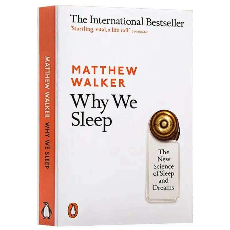 KIMLUD, Why We Sleep by Matthew Walker The New Science of Sleep and Dreams Paperback in English, 1 Book, KIMLUD APPAREL - Womens Clothes