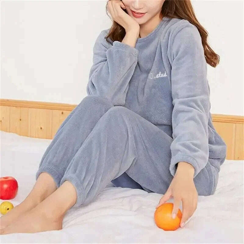KIMLUD, Winter Hoodies Sweatshirt Women Men Pullover Fleece Giant TV Oversized Blanket with Long Flannel Sleeves, B0092-blue / One Size, KIMLUD APPAREL - Womens Clothes