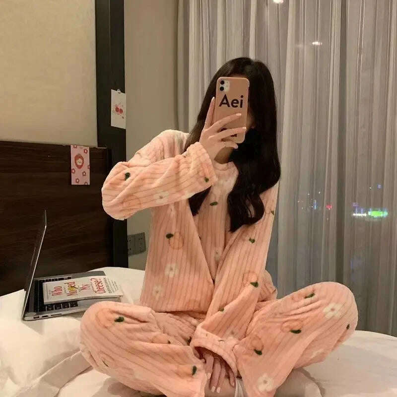 KIMLUD, Winter Hoodies Sweatshirt Women Men Pullover Fleece Giant TV Oversized Blanket with Long Flannel Sleeves, B0858-T-Pink / One Size, KIMLUD APPAREL - Womens Clothes
