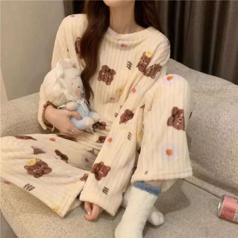 KIMLUD, Winter Hoodies Sweatshirt Women Men Pullover Fleece Giant TV Oversized Blanket with Long Flannel Sleeves, B0858-Beige / One Size, KIMLUD APPAREL - Womens Clothes