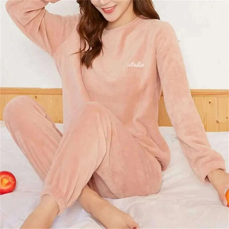 KIMLUD, Winter Hoodies Sweatshirt Women Men Pullover Fleece Giant TV Oversized Blanket with Long Flannel Sleeves, B0092-pink / One Size, KIMLUD APPAREL - Womens Clothes