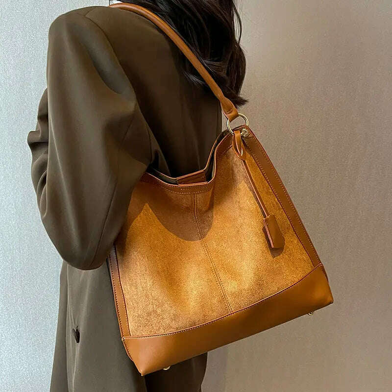 KIMLUD, Woman Shoulder Bag Bags For Women The Tote Bag Crossbody Bag Women Big Bag Women Handbags Clutch Bags For Women Messenger Bags, KIMLUD Womens Clothes